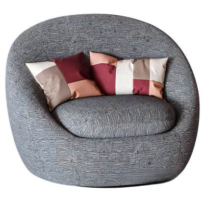 现代布艺单人沙发-D12